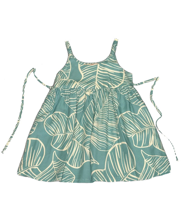 Girl's Sundress Taro Leaf