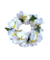 Natural Color Plumeria Flower Silk Headband Haku