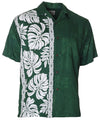 Prince Kuhio Hawaiian Shirt Side Design Green-White Green