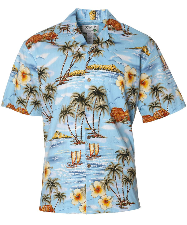 Paradise of Kauai Shirt Sky Blue