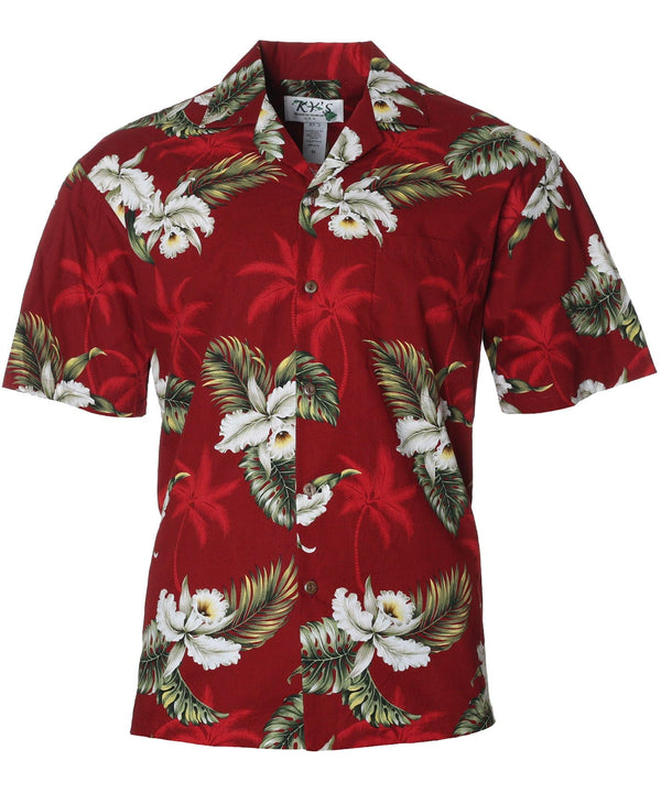 Orchids Makani Shirt Red