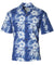 Hawaiian Aloha Shirt Haku Laape Royal