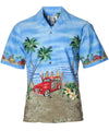 Sweet-Ride Woody Hawaiian Border Shirt Blue