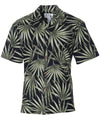 Fan Palms Hawaiian Shirt Black