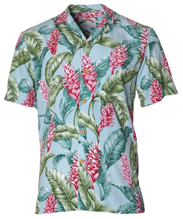 Red Ginger Shirt Aqua