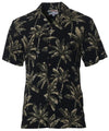 Resort Aloha Shirt Royal Palms Black