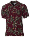 Resort Aloha Shirt Royal Palms Burgundy