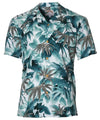 Hawaiian Shirt Shadow Monstera Green