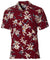 Burgundy Star Orchid Hawaiian Shirt Burgundy