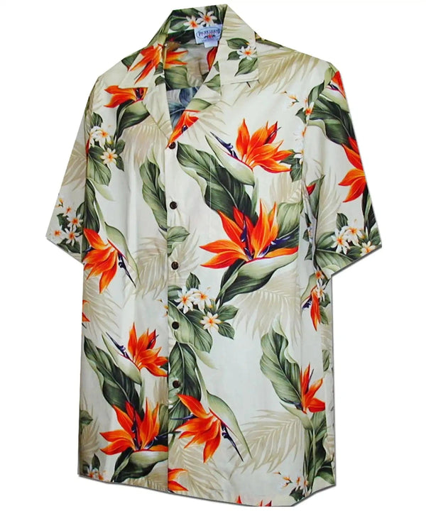 Ginger Hawaiian Shirt Cream