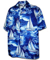 Hawaiian Shirt Sailor's Life Navy