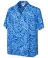 Hawaiian Shirt Blue Jungle Blue