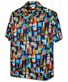 Tip it and sip it - Beer Story Aloha Shirt Navy