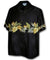Anthurium Crown Hawaiian Shirt Black