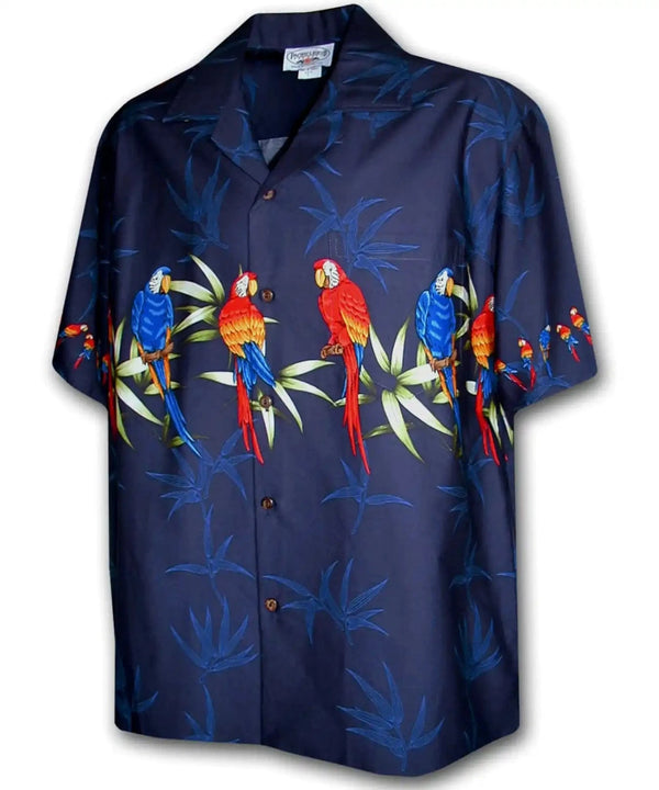 Polly wants an Aloha Shirt Navy