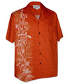 Side Panel Ocean Treasures Hawaiian Shirt Orange
