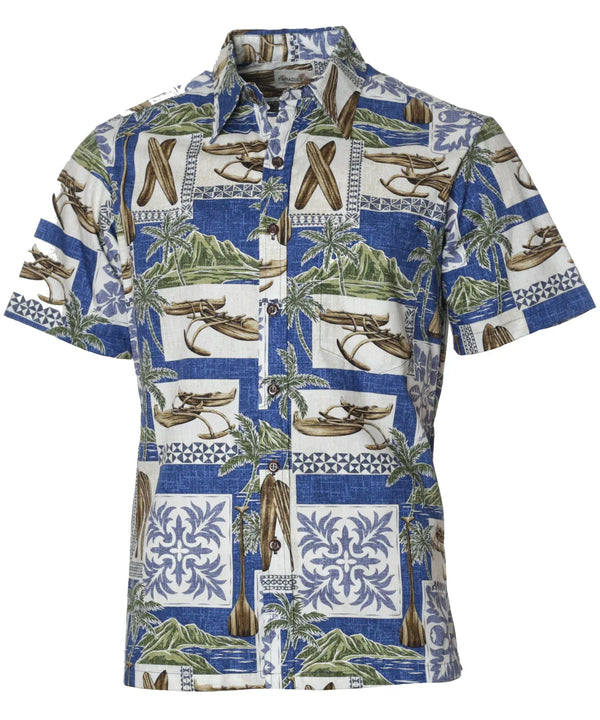 Button-Up Dress Hawaiian Shirt Duke Lane
