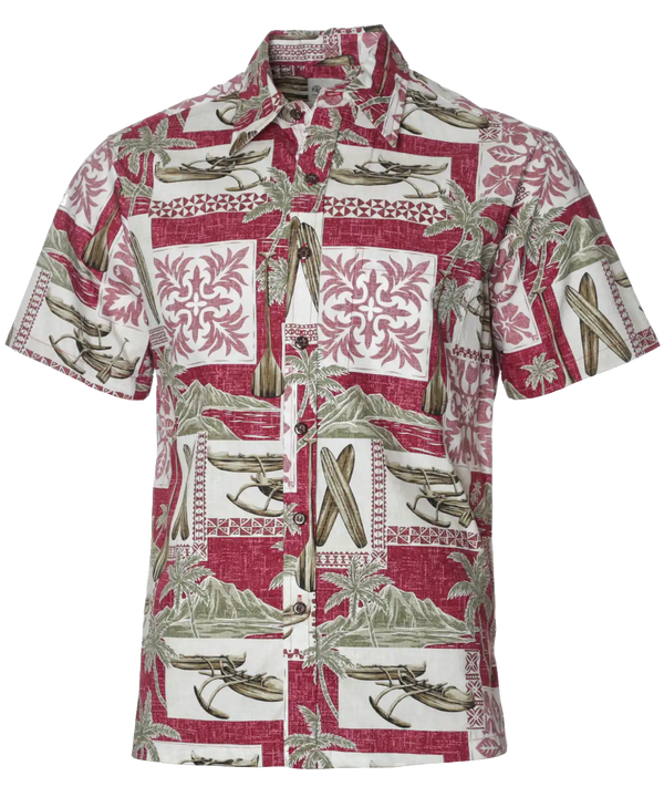 Button-Up Dress Hawaiian Shirt Duke Lane