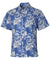 Iolani Palace Button-Up Dress Aloha Shirt Navy