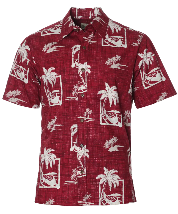 Dress Shirt Button-Up Hawaiian Kahala
