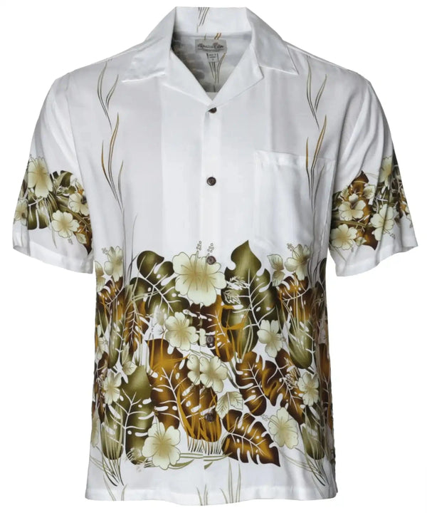 Aloha Shirt Kokea White