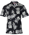 Aloha Shirt Lanai Pineapples Black