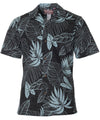 Monstera Oasis Aloha Shirt Black