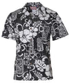 Hawaiian Shirt Tribal Pacific Monstera