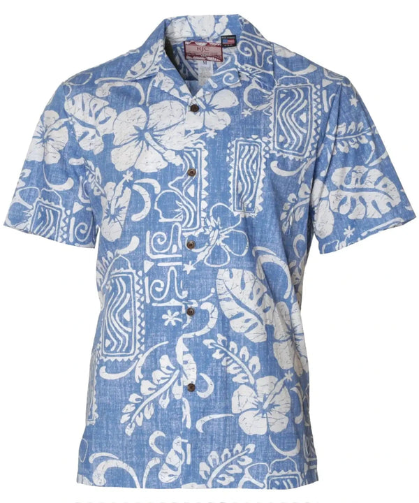 Hawaiian Shirt Tribal Pacific Monstera