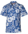 Hawaiian Shirt Tribal Pacific Monstera