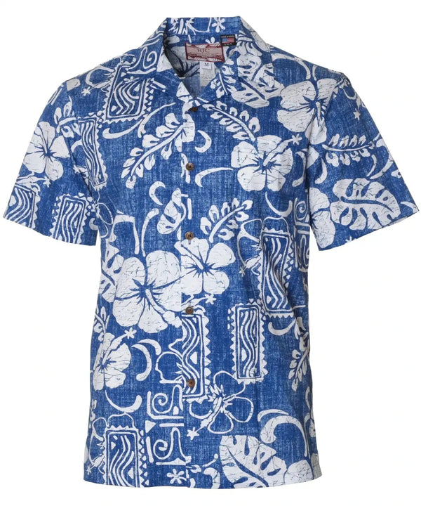 Hawaiian Shirt Tribal Pacific Monstera