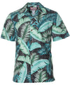 Palm Escape Aloha Shirt Black