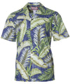 Palm Escape Aloha Shirt Marine