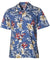 Paradise Orchids Aloha Shirt Denim