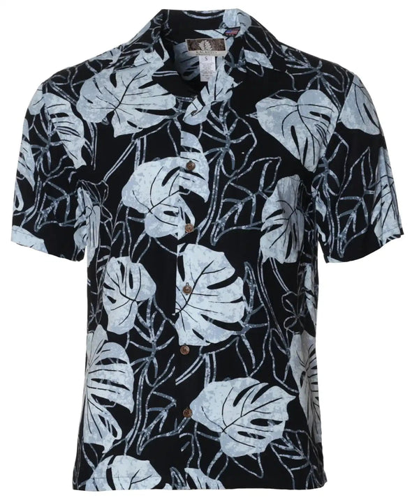 Tropical Monstera Shirt Silver