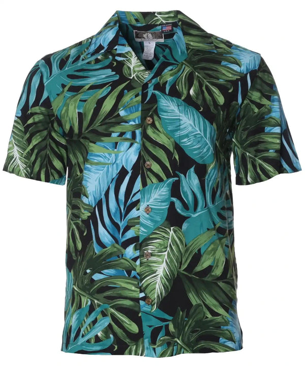 Hoike Hawaiian Resort Shirt Black