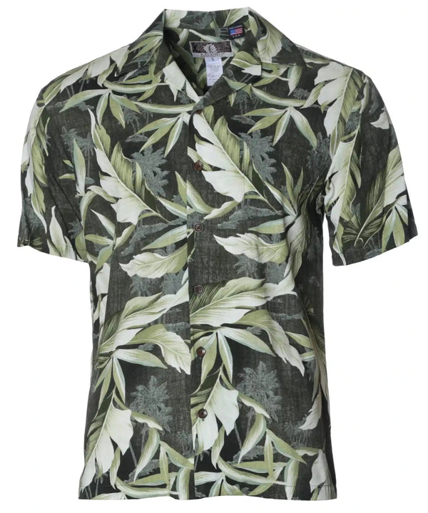 Kahului Hawaiian Shirt Charcoal