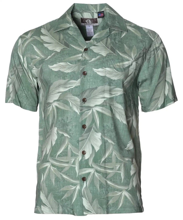Kahului Hawaiian Shirt Green