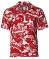 Waimea Falls Aloha Shirt Red