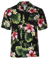 Hawaiian Shirt Tropical Hoku Black
