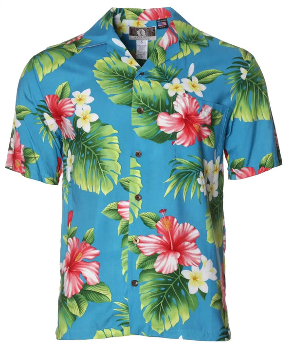 Hawaiian Shirt Tropical Hoku Turquoise