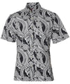 Tribal Honu Hawaiian Shirt Button-Up Business Casual Black