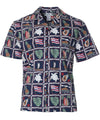 Local Flag Aloha Shirt Navy