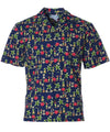 Hawaiian Shirt Hula Gal Navy