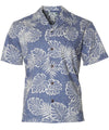 Kauai Venture Aloha Shirt Light Blue