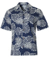 Kauai Venture Aloha Shirt Navy