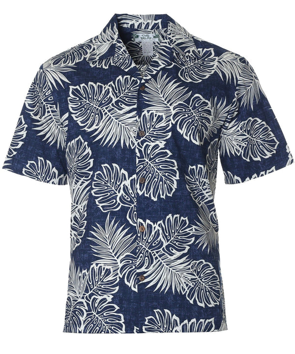 Kauai Venture Aloha Shirt Navy