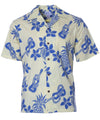 Ukulele Pineapples Hawaiian Shirt Yellow