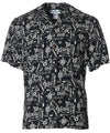 Island Hook Rayon Aloha Shirt Black