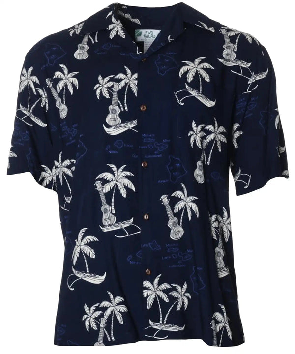 ISLANDS Shirt Navy